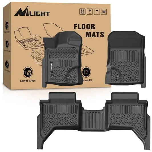 2019-2024 Ford Ranger SuperCrew Cab TPE Floor Mats Nilight