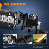 21 Inch 100W 6200LM Amber Slim Spot Flood Led Light Bar | 2 Style Mounts Nilight