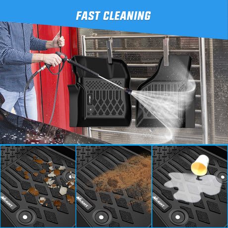 Floor Mat Floor Mats for Ford Flex 2009 2010 2011 2012 2013 2014 2015 2016 2017 2018 2019 All Weather Custom Fit Heavy Duty Floor Liners