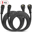 Wiring Harness Kit 2PCS 10FT 4Pin RGB Rock Light Extension Wire Cable Cord for 4 and 8 Pods
