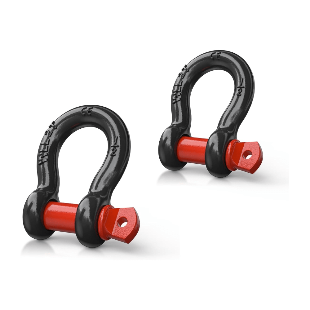 1/2 Inch D-Ring Shackle (Pair) Nilight
