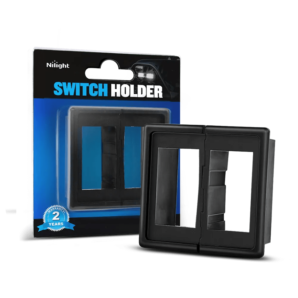 Accessories 2Pcs Rocker Switch Holder Panel Housings
