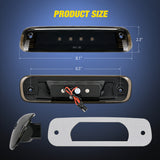 Nilight Third Brake Light Tail High Mount 3rd Stop Lights Smoked Lens Compatible with Jeep Cherokee 1997 1998 1999 2000 2001 SUV Accessories Rear Cab Lamp