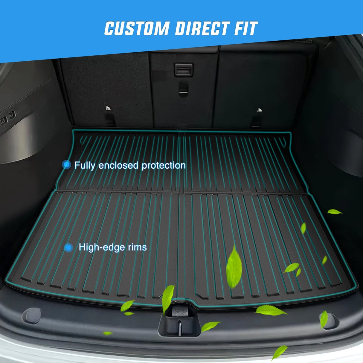 Cargo Mats 2020 2021 2022 2023 2024 2025 Tesla Model Y 5-Seat Cargo Mats
