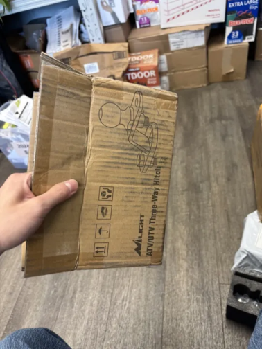 ATV/UTV Three-Way Hitch with 2 Inch Ball 3500lbs 3 Trailer Hitch Ball Mount Lawn Mover Hitch ATV UTV Trailer Hitch Adapter 3Inch Drop/Rise 3 Mounting Options (25% OFF Final Checkout)