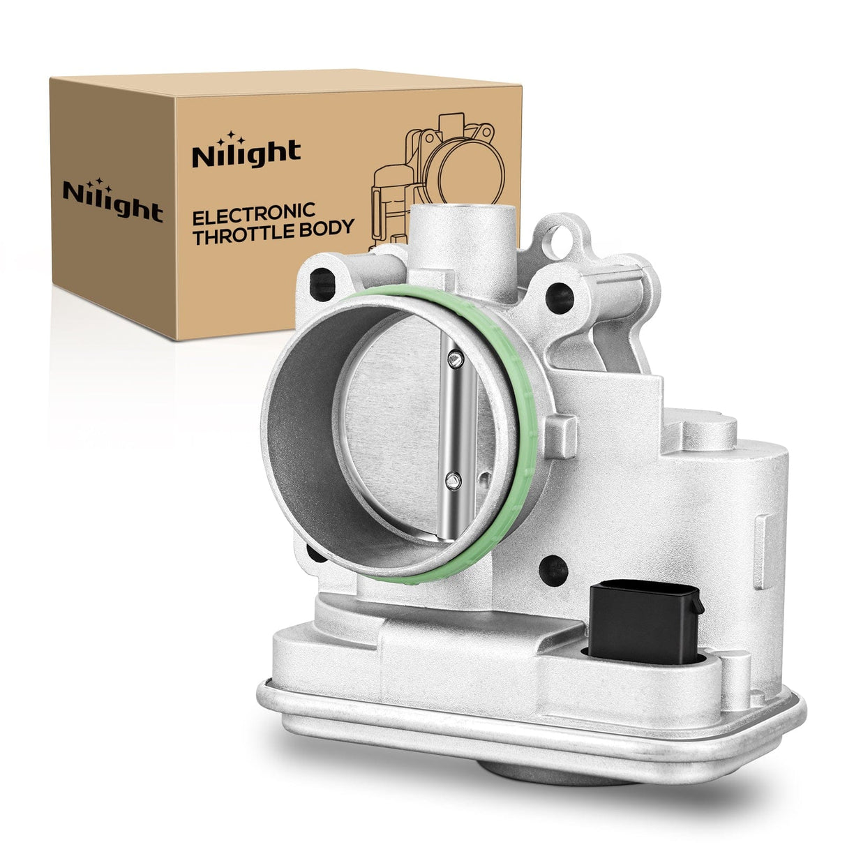 Nilight Electronic Throttle Body fits for Dodge Jeep Chrysler Vehicles - Dodge Avenger Journey Caliber 2007 2008 2009-2012, for Jeep Patriot Compass Patriot 2007-2015 2016 2017, No. 04891735AC 977025