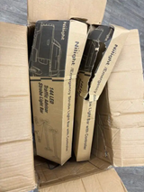 4 pcs 144 LED Strobe Traffic Advisor Light Bar Blue White with Controller 2 in 1 Automotive Emergency Warning Flashing Police Windshield Lights Bars for Cars Tow Plow Trucks Construction Vehicles (25% OFF Final Checkout)