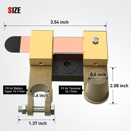 Nilight Top & Side Post Adjustable Knife Blade Master Kill Switch 12V 24V 250A Battery Negative Disconnect Shut Off Kill Power Isolator for Car Truck Marine RV Vehicle and Electrical Equipment