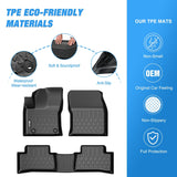 Nilight Floor Mats for Toyota Corolla Cross Hybrid 2022 2023 2024 2025 (AWD Only) All Weather Custom Fit Heavy Duty Floor Liners