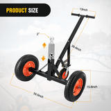 Trailer Dolly Trailer Dolly 1000LBS Tongue Weight Capacity With 19.25Inch-26Inch Height Adjustable, 2 Inch Ball, 16 Inch Tires For RV, Boat, Jet Ski, Car, Car Accessories