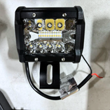 LED Light Bar 4 Inch 60W Triple Row Spot Flood Led Pods (Pair) | 2.5 Inch Tow Hitch Mount (25% OFF Final Checkout)