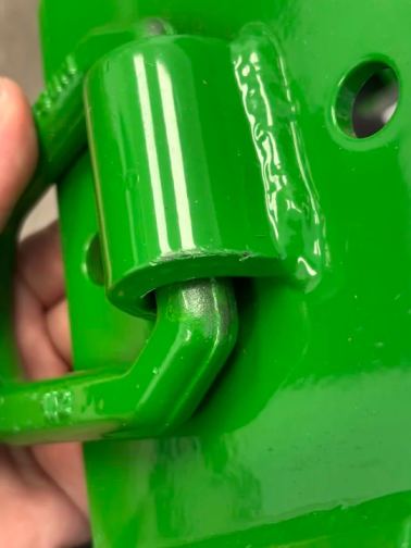 Tractor Bucket Hooks with Tie Down Ring Green (Pair) (25% OFF Final Checkout)