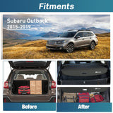 Nilight 2015-2019 Mazda CX-5 Retractable Trunk Cargo Cover With Trunk Storage Net