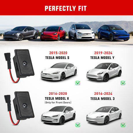 Nilight Door Projector Puddle Lights Compatible with Tesla Model 3/Y/S/X, Welcome Courtesy Step Door Interior Lamps Super Bright, 2-Pack