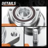 Nilight Front or Rear Wheel Bearing and Hub Assembly for Chevrolet Traverse 2009-2012 2013 2014 2015 2016 2017, GMC Acadia 2007-2016, Buick Enclave 2008-2017, Saturn Outlook 2007-2010 w/6-Lug, 513277