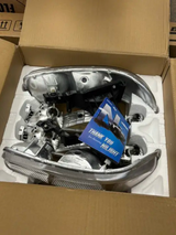 Headlight Assembly 1999 2000 2001 2002 2003 2004 2005 2006 GMC Sierra Yukon Headlight Assembly Chrome Case Clear Reflector (25% OFF Final Checkout)
