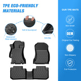 Floor Mats for Subaru Forester 2014 2015 2016 2017 2018 All Weather Custom Fit Heavy Duty Floor Liners