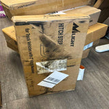 Running Board Hitch Step with 2Inch Hitch Receiver Rear Bumper Guard Protector 23.5 Inch with 5/8Inch Hitch Pin Clip Upgraded Textured Black Anti Slip Hitch Step Bar for Pickup Truck Car SUV (25% OFF Final Checkout)