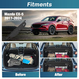 Nilight 2017-2025 Mazda CX-5 Retractable Trunk Cargo Cover With Trunk Storage Net