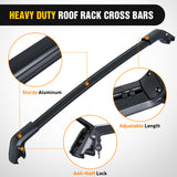 Roof Rack Roof Rack Cross Bars Compatible with Chevrolet Tahoe Suburban GMC Yukon Cadillac Escalade 2021 22 23 2024, Adjustable Aluminum Car Crossbars for Cargo Carrier Luggage Box Kayak Tent Snowboard