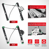 Nilight 740-484 Front Driver Side Power Window Regulator,Compatible with BMW E46 323i 325i 325xi 328i 330i 330xi 1999 2000 2001 2002 2003 2004 2005
