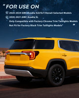 Taillight Assembly Compatible with 2020 2021 2022 2023 GMC Acadia Tail Light Replacement OE Style Passenger Side with Bulbs