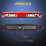 Third Brake Light Third Brake Light Tail High Mount 3rd Stop Cargo Reverse LED Lights Red Shell for Chevy Silverado GMC Sierra 1500 2500 3500HD 2007HD Classic 1999 2000 2001 2002 2003 2004 2005 2006
