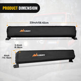 LED Light Bar Cover 22 Inches Black Nylon Protective Sleeve Universal Fit Straight and Curved Bar Waterproof Dustproof Scratch-Proof Light Cover for Driving Off Road Lights