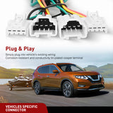 4 Pin Trailer Wiring Harness Kit 56033 Vehicle Side Connector Plug Custom for 2007 2008 2009 2010 2011 2012 2013 2014 2015 Infiniti Sedan G25 G35 G37 Q60 (Simple Fit Tow Hitch Harness)