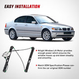 Nilight 740-485 Front Passenger Side Power Window Regulator,Compatible with BMW E46 323i 325i 325xi 328i 330i 330xi 1999 2000 2001 2002 2003 2004 2005