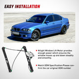 740-484 Front Driver Side Power Window Regulator,Compatible with BMW E46 323i 325i 325xi 328i 330i 330xi 1999 2000 2001 2002 2003 2004 2005
