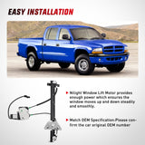 741-648 Power Window Regulator and Motor Front Passenger Side Compatible with Dodge Dakota 2000 2001 2002 2003 2004,Dodge Durango 1998 1999 2000 2001 2002 2003,Front Left Side