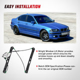 740-485 Front Passenger Side Power Window Regulator,Compatible with BMW E46 323i 325i 325xi 328i 330i 330xi 1999 2000 2001 2002 2003 2004 2005