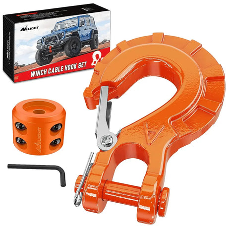 3/8 inch Grade 70 Winch Hook Orange Nilight