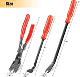 Fender 3 Pcs Clip Pliers Set Fastener Remover