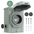 30 Amp 3 Prong Generator Power Inlet Box Nilight