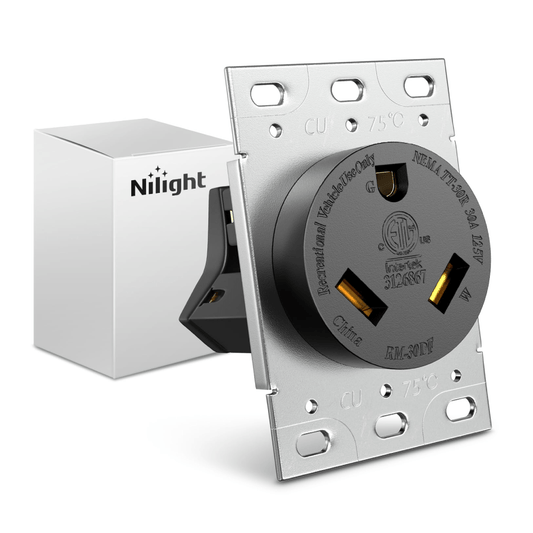 30Amp RV Power Outlet Panel Nilight