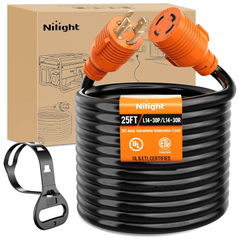 30Amp 25FT Generator Extension Cord