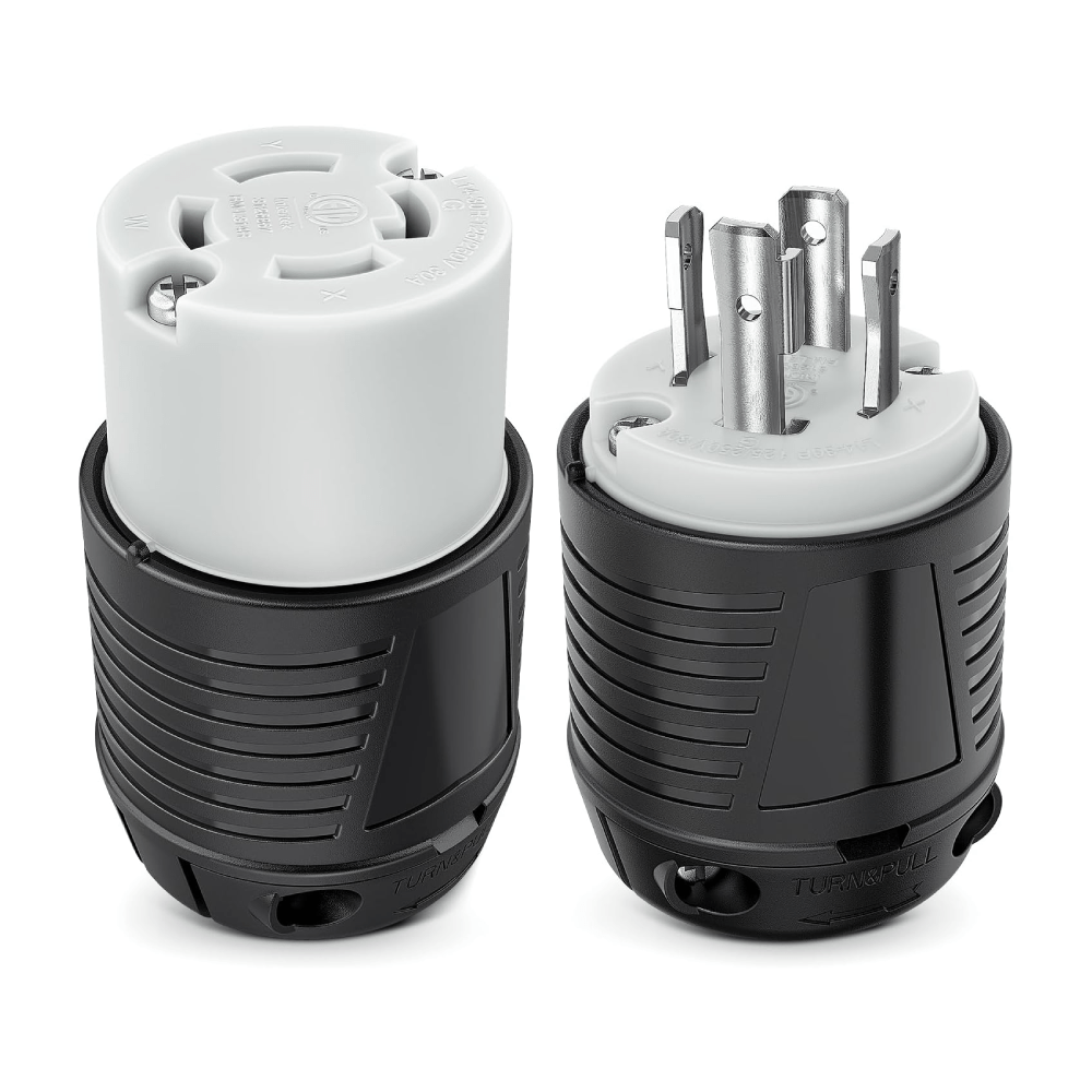 30Amp L14-30P Male Plug L14-30R Female Connector Nilight