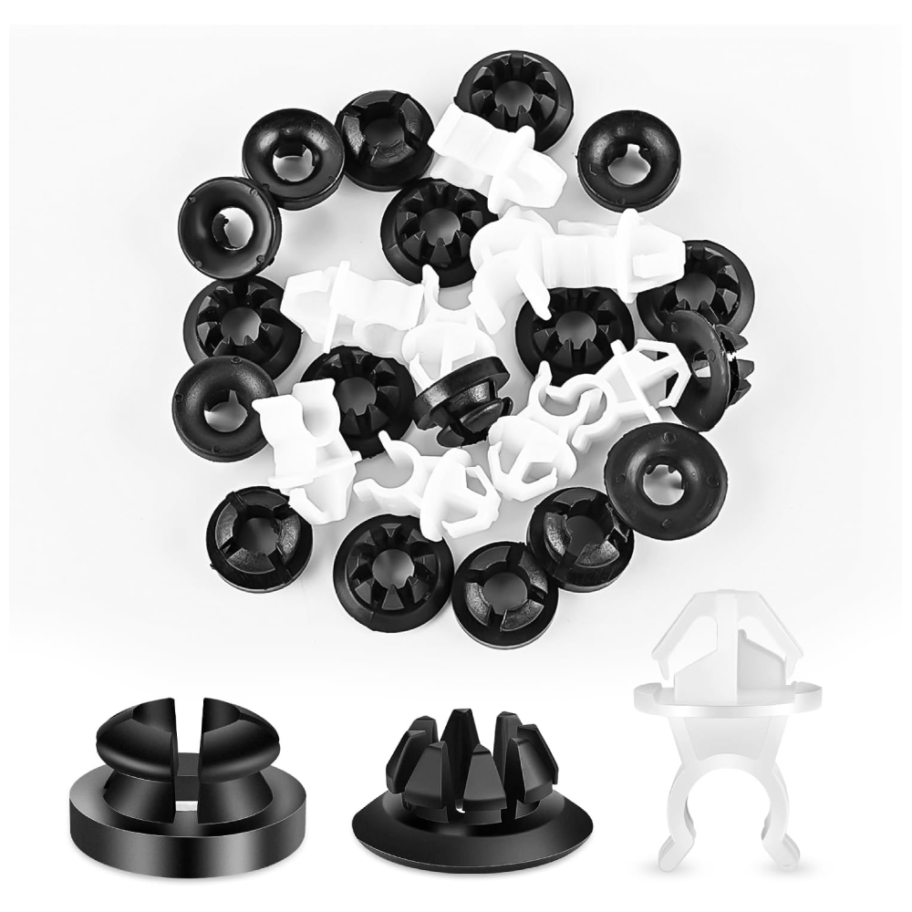 30 Pcs Hood Support Prop Rod Holder Clips Hood Prop Rod Grommet Car Hood Rod Clip 91503-SS0-003 Compatible with Honda Accord Odyssey Prelude Acura RDX TSX Nilight