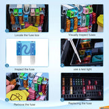 32Pcs Maxi APX Blade Fuse Set Nilight