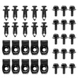 35 Pcs Car Push Retainer Clips Kits For Infiniti G35 G37 FX35 FX45 EX35 Nissan 370Z 350Z Nilight