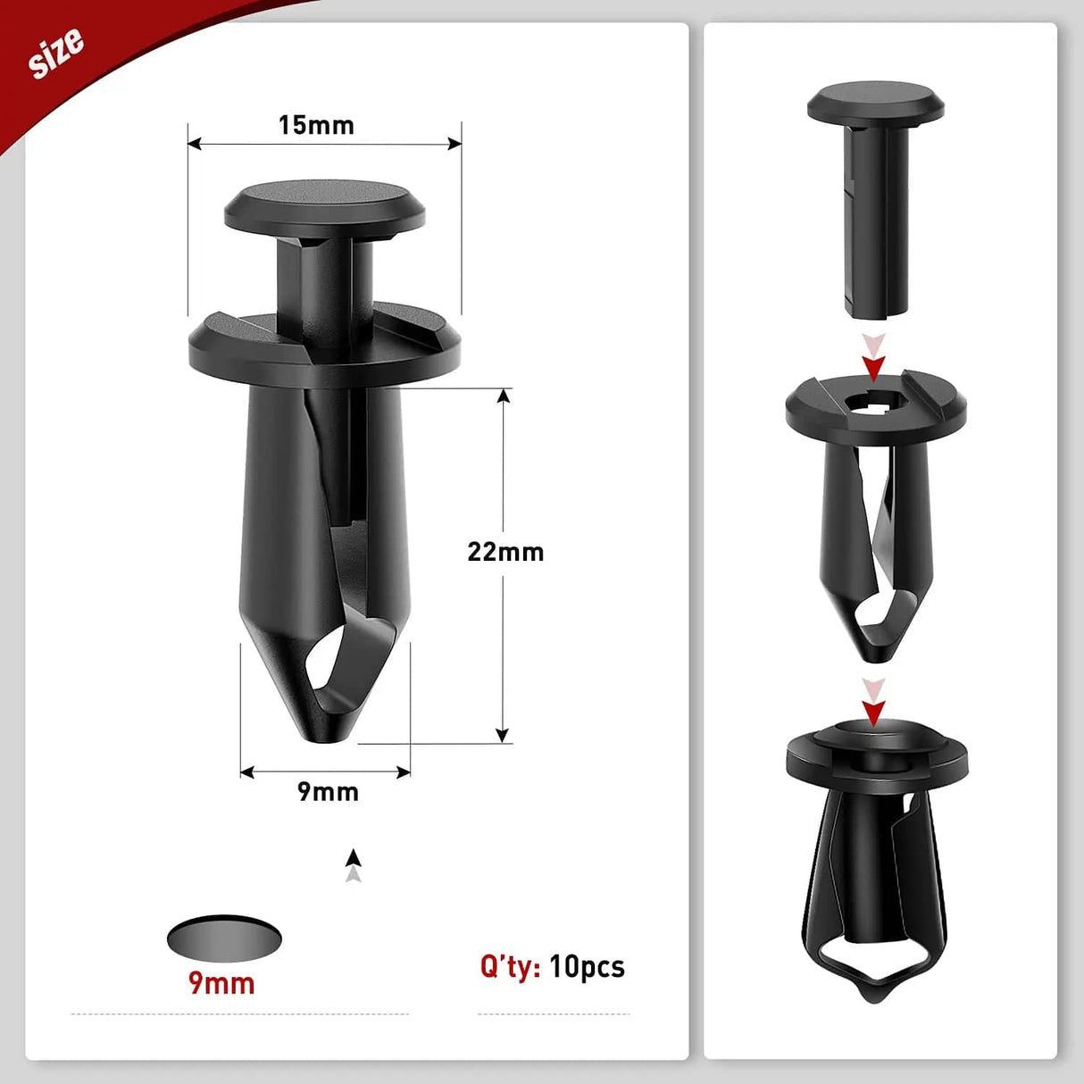 35 Pcs Car Push Retainer Clips Kits For Infiniti G35 G37 FX35 FX45 EX35 Nissan 370Z 350Z Nilight