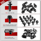 35 Pcs Car Push Retainer Clips Kits For Infiniti G35 G37 FX35 FX45 EX35 Nissan 370Z 350Z Nilight