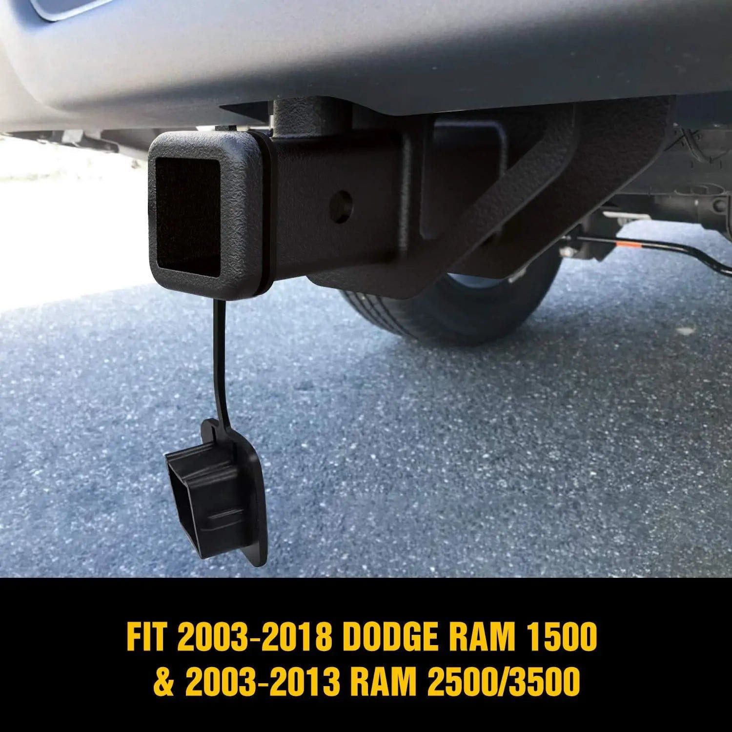 Trailer Hitch 2003-2018 Dodge Ram 1500 2003-2013 Ram 2500/3500 2" Rear Trailer Hitch Receiver Class 3