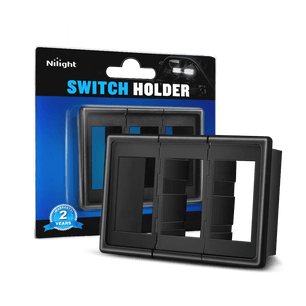 Accessories 3Pcs Rocker Switch Holder Panel Housings