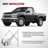 Nilight Front Driver Window Regulator with Motor, Compatible with Chevy Colorado/GMC Canyon 2004 2005 2006 2007 2008 2009 2010 2011 2012, Power Window Lift Motor Assembly, OE Replacement, 741-014