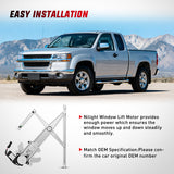 Window Regulator Front Driver Window Regulator with Motor, Compatible with Chevy Colorado/GMC Canyon 2004 2005 2006 2007 2008 2009 2010 2011 2012, Power Window Lift Motor Assembly, OE Replacement, 741-014