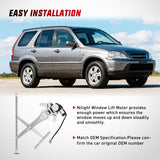 741-951 Front Right Window Regulator with Motor, Compatible with 1997 1998 1999 2000 2001 Honda CR-V, Power Window Lift Motor Assembly, Passenger Side, OE Replacement