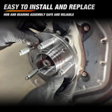 Motor Vehicle Parts Rear Wheel Bearing and Hub Assembly for Subaru Forester 2014 2015 2016 2017 2018, Impreza 2012-2019 2020-2021, Crosstrek 2016-2021, XV Crosstrek 2013-2015 with 5-Lug, OEM 512518